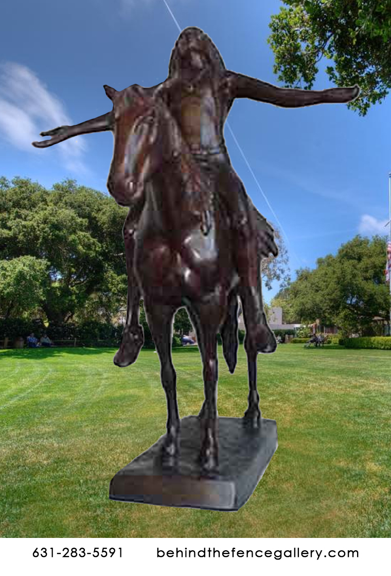 Bronze Indian Appeal to the Great Spirit
