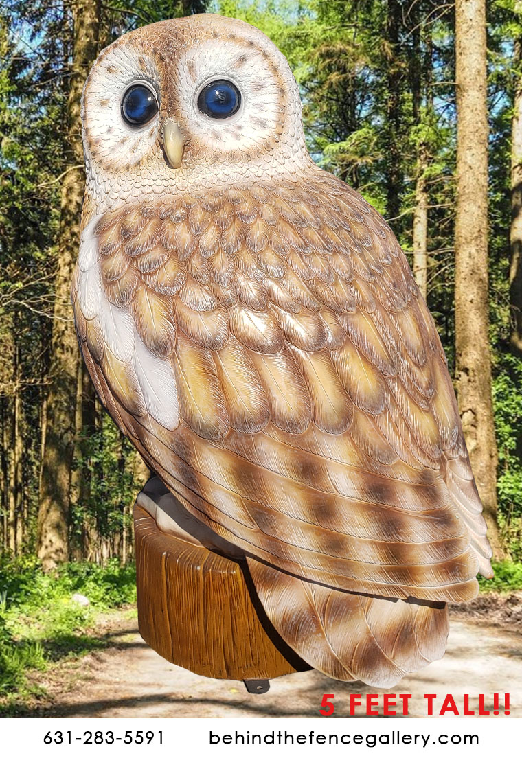 Tawny Owl Statue - 5ft