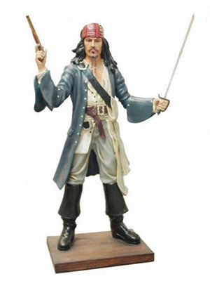 Pirate with Gun 6ft.