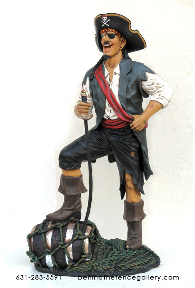 Pirate Statue with Sword