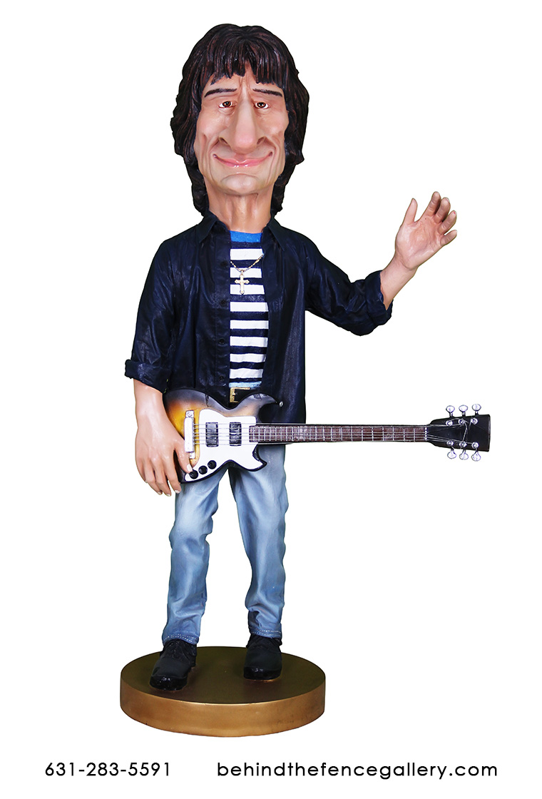 R.Woods Caricature Statue - Click Image to Close