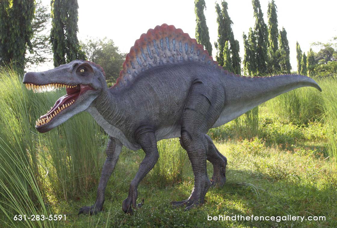 Spinosaurus Dinosaur Statue Life Size