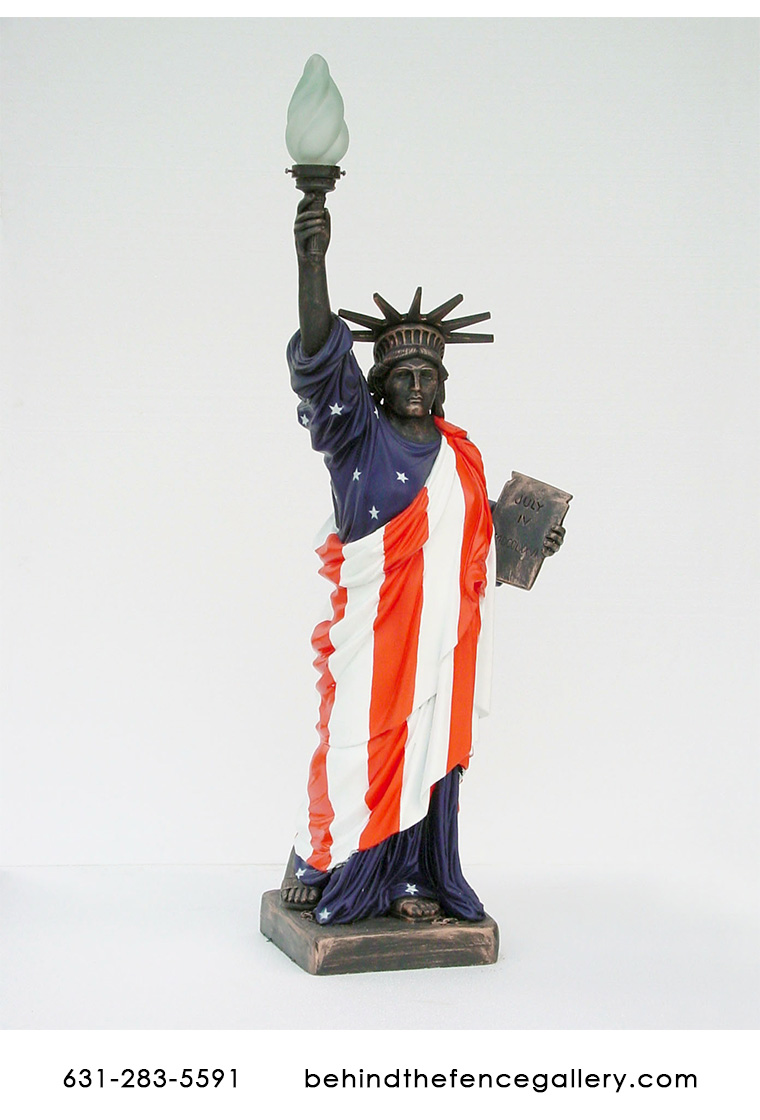 American Flag Statue of Liberty