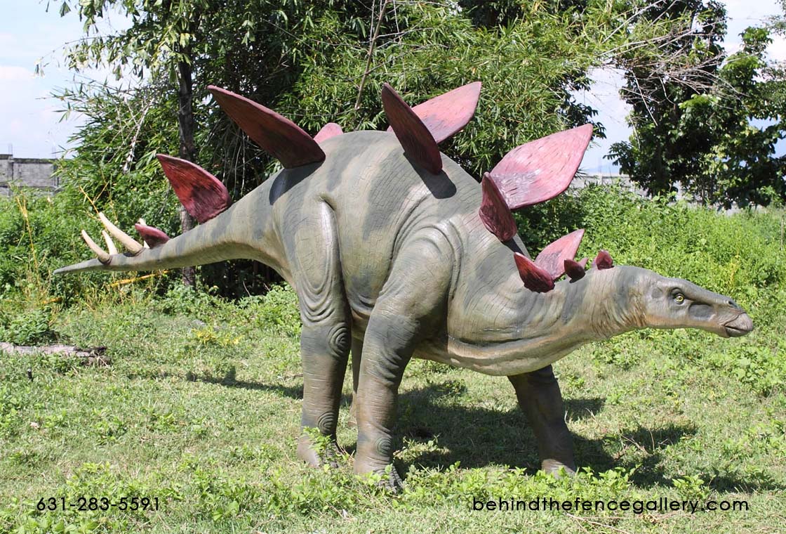 Stegosaurus Dinosaur Sculpture - Click Image to Close