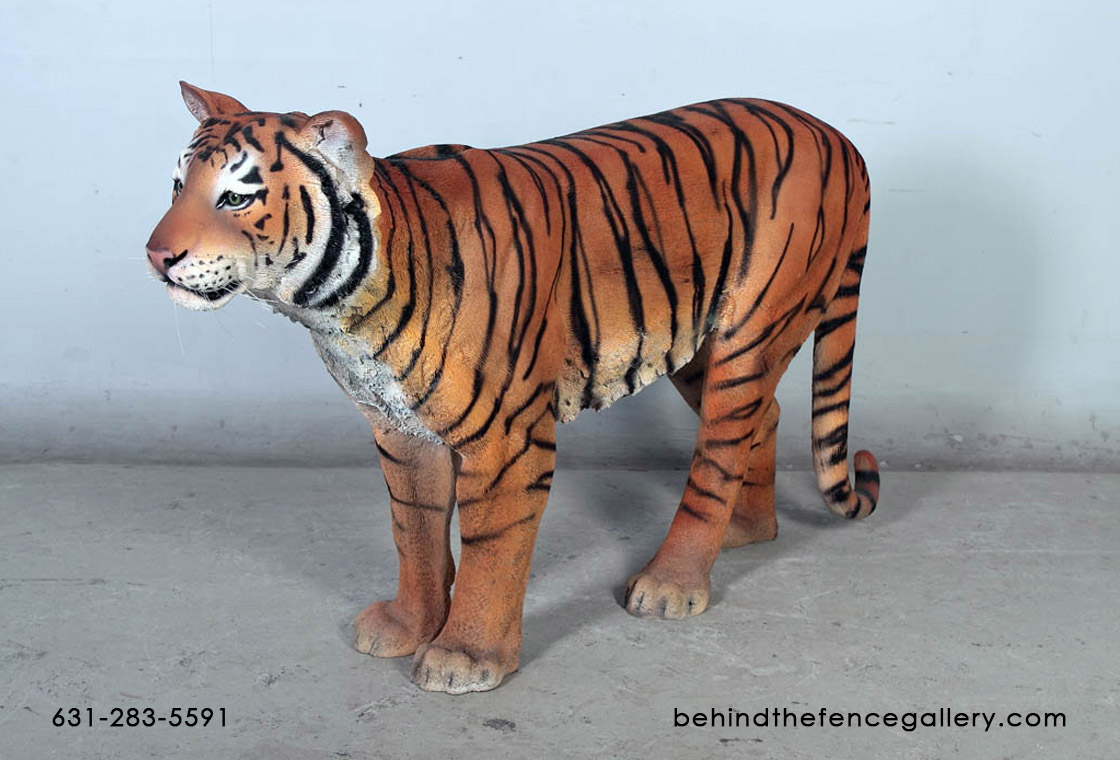 Tiger Statue Sumatran Safari Theme Prop