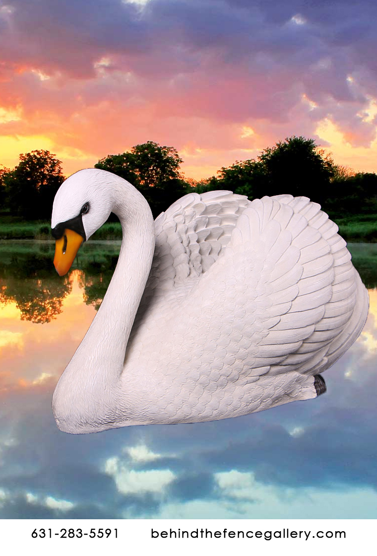 Swan Sculpture - Click Image to Close