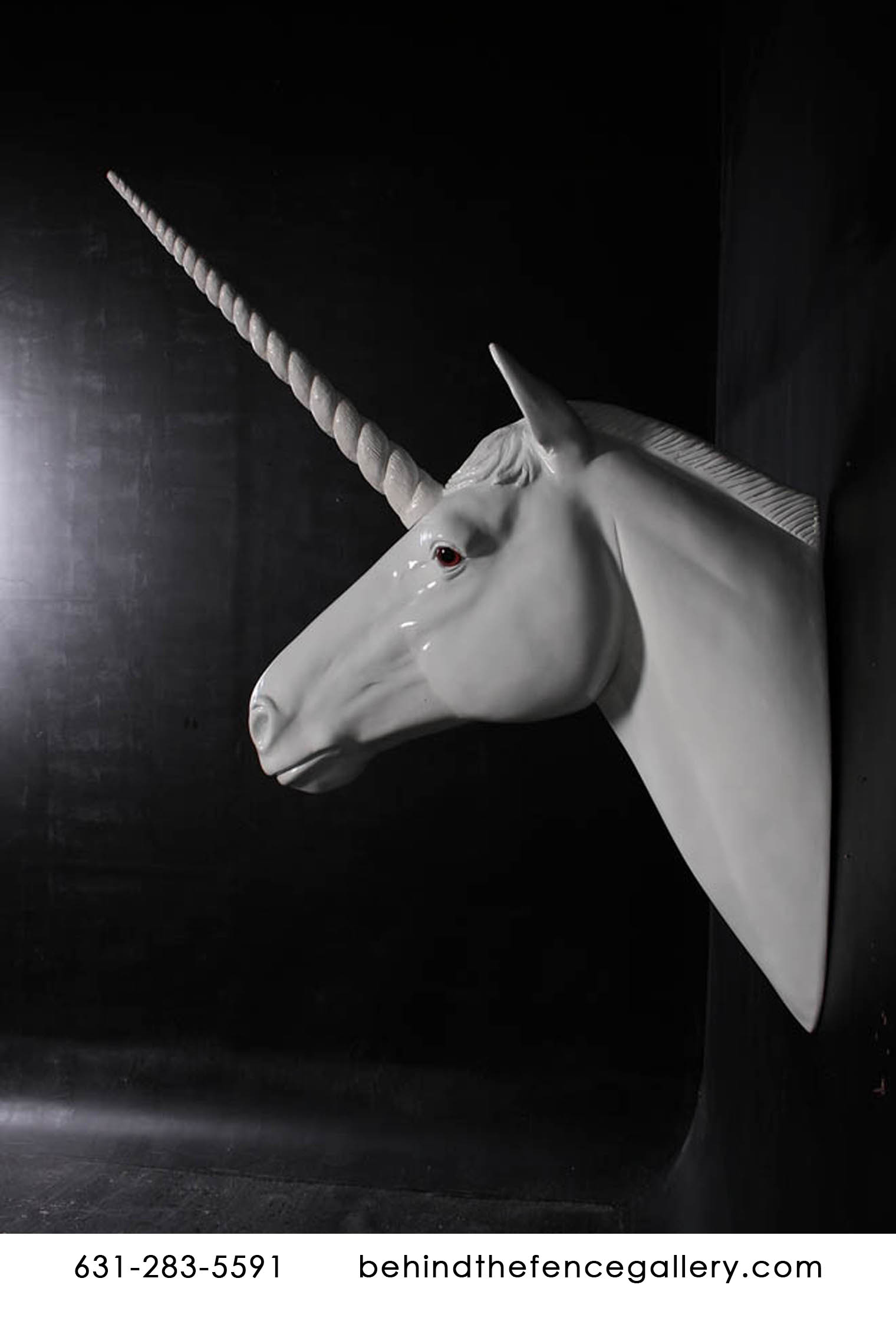 Unicorn Head Wall Mount Statue Unicorn Head Wall Mount Statue