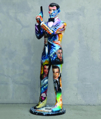 Pop Art Life Size Super Secret Agent Statue