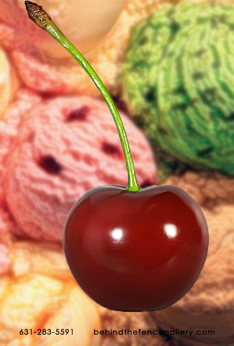 Single Cherry Statue