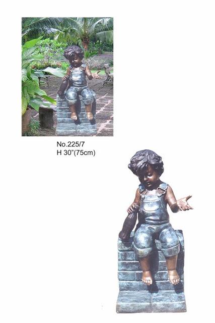 Sitting Boy with Bottle 30"