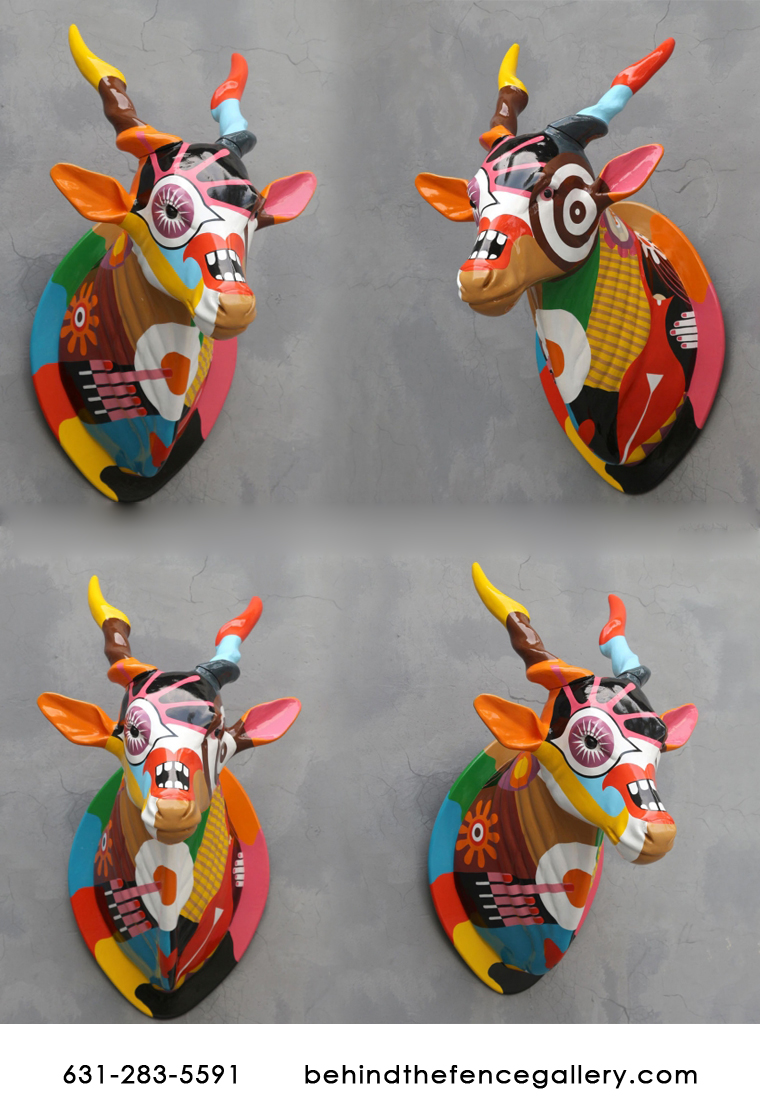 Popart Oryx Head