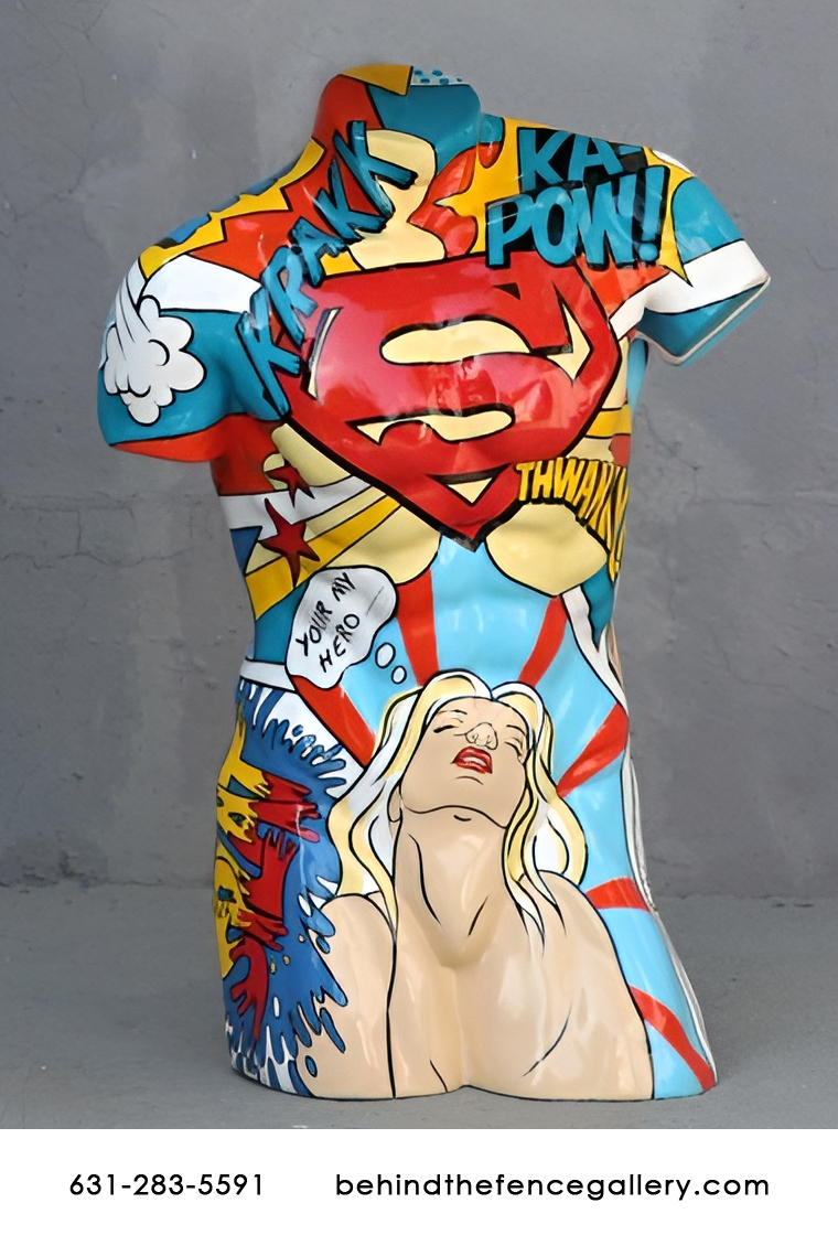 Pop Art Male Torso