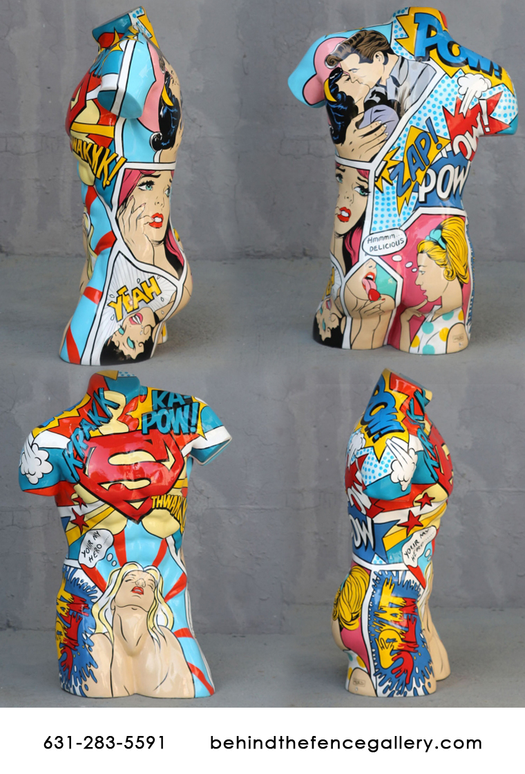 Pop Art Male Torso