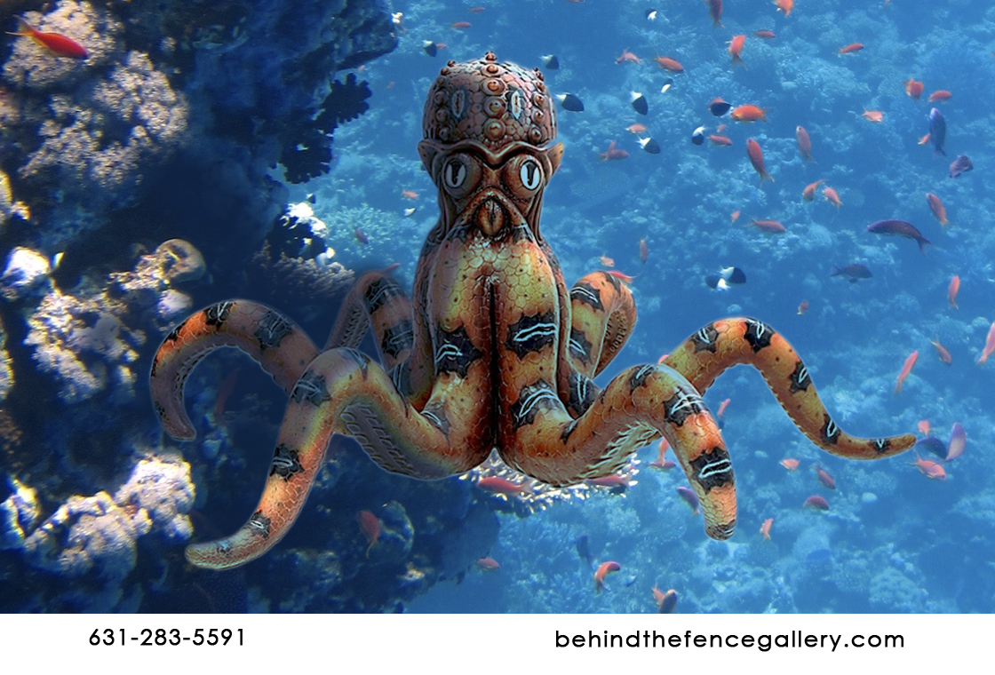 Life Size Octopus Statue
