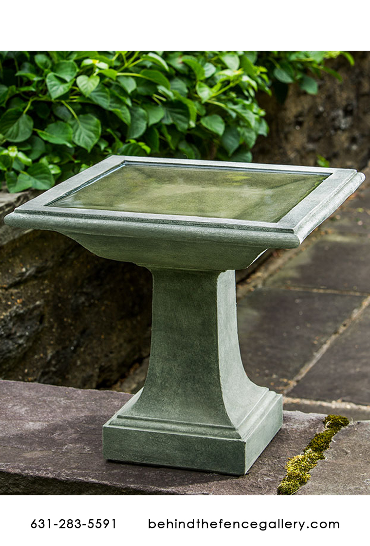 Cast Stone Avery Birdbath