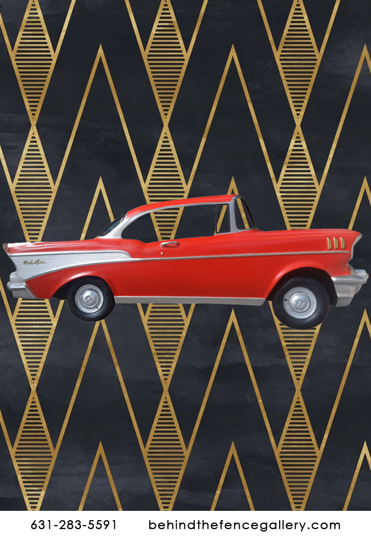 BelAir Oldsmobile Car Wall Mount Statue