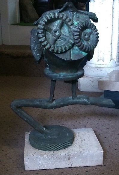 Bronze Owl Sculpture