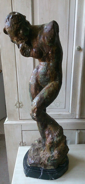 Bronze Sculpture "Inner Voice"(A.Rodin)
