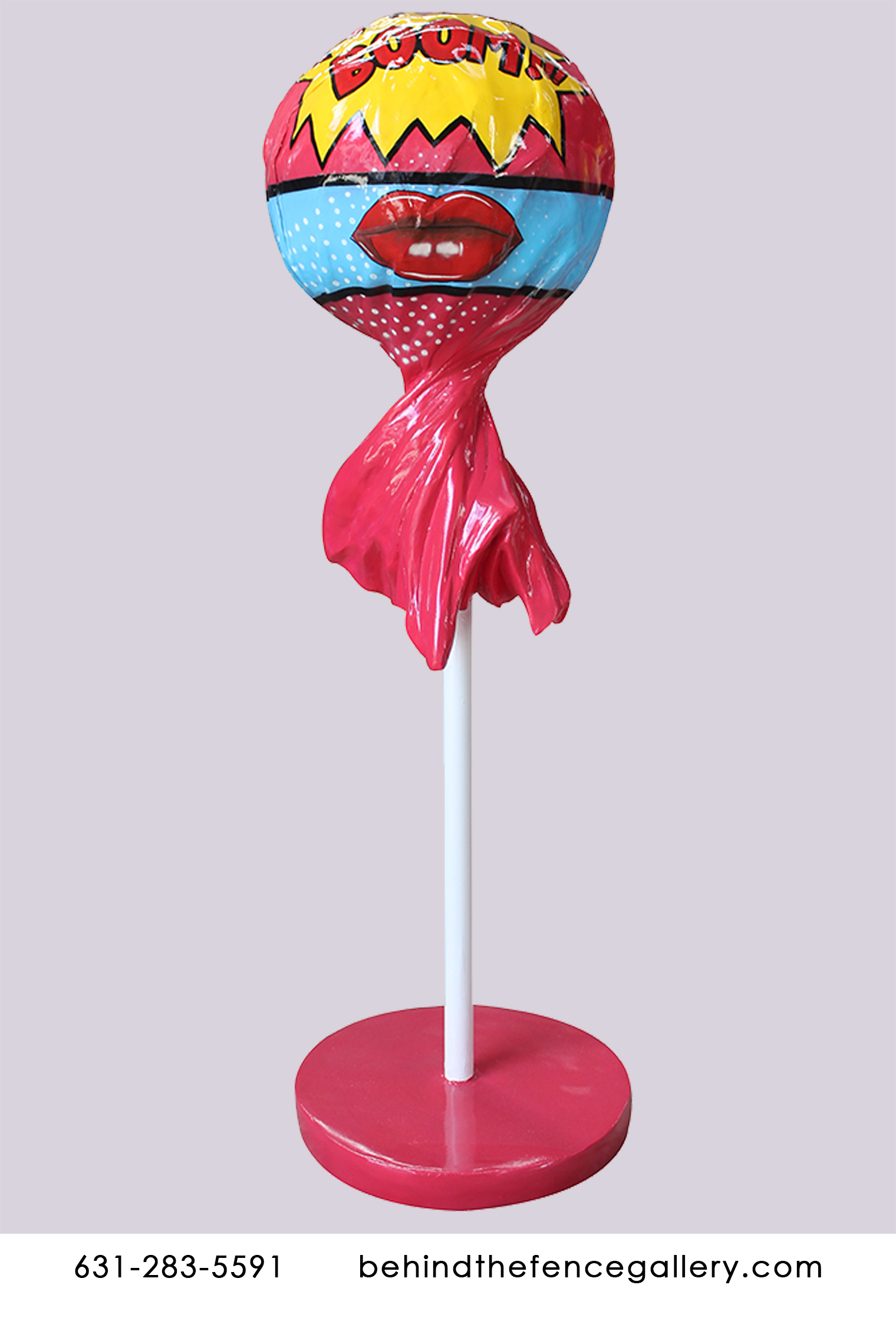 Pop Art Wrapped Lollipop Type 1