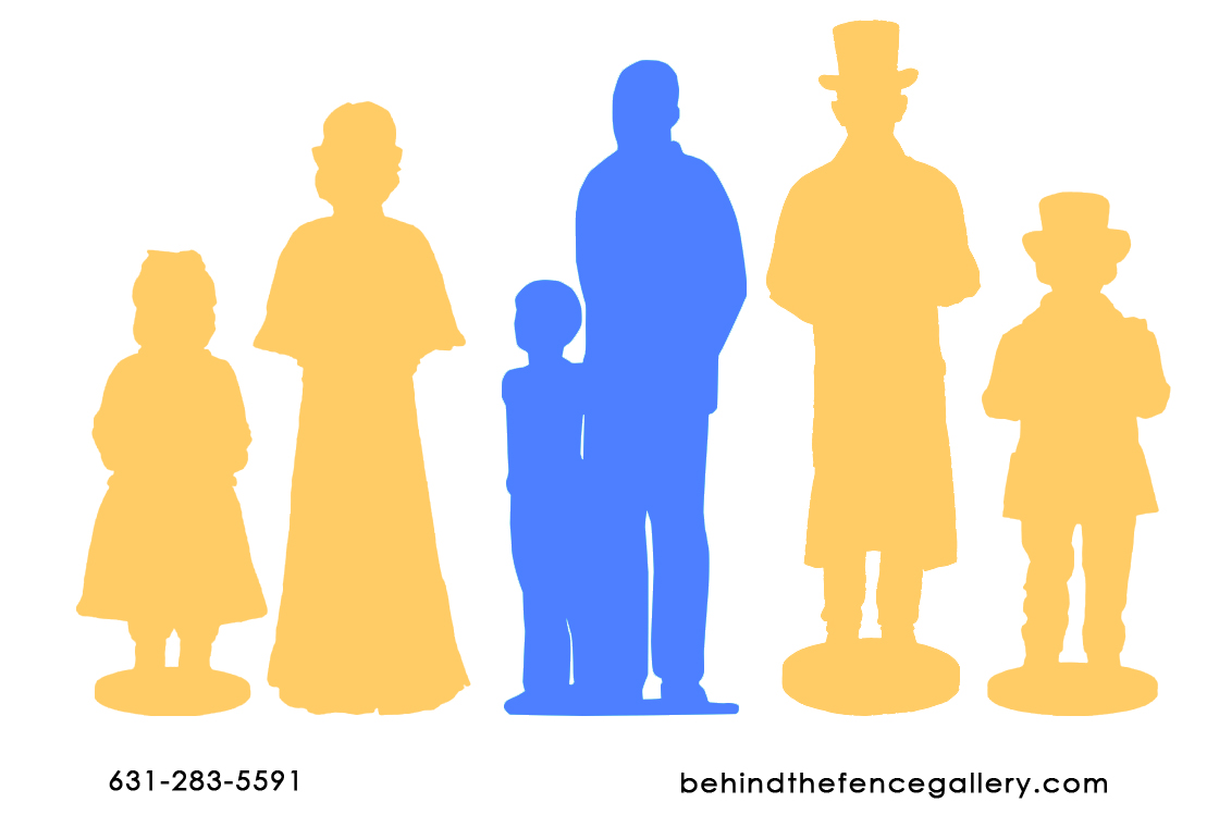 Christmas Caroler Boy Statue