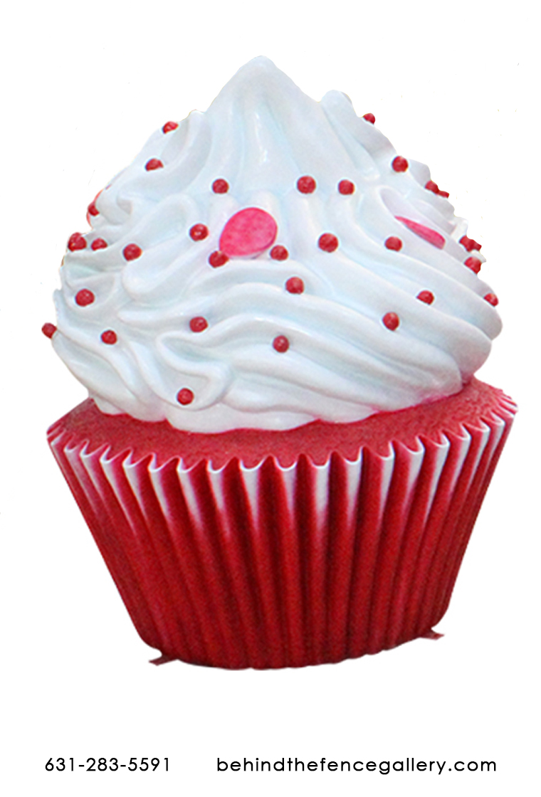 Giant White Icing Cupcake