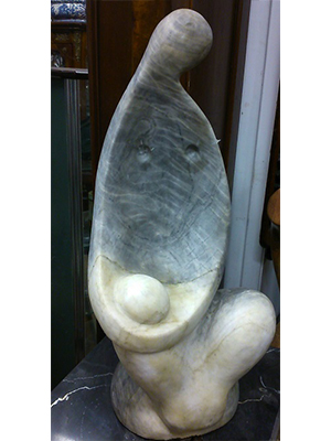 Abstract Marble Statue