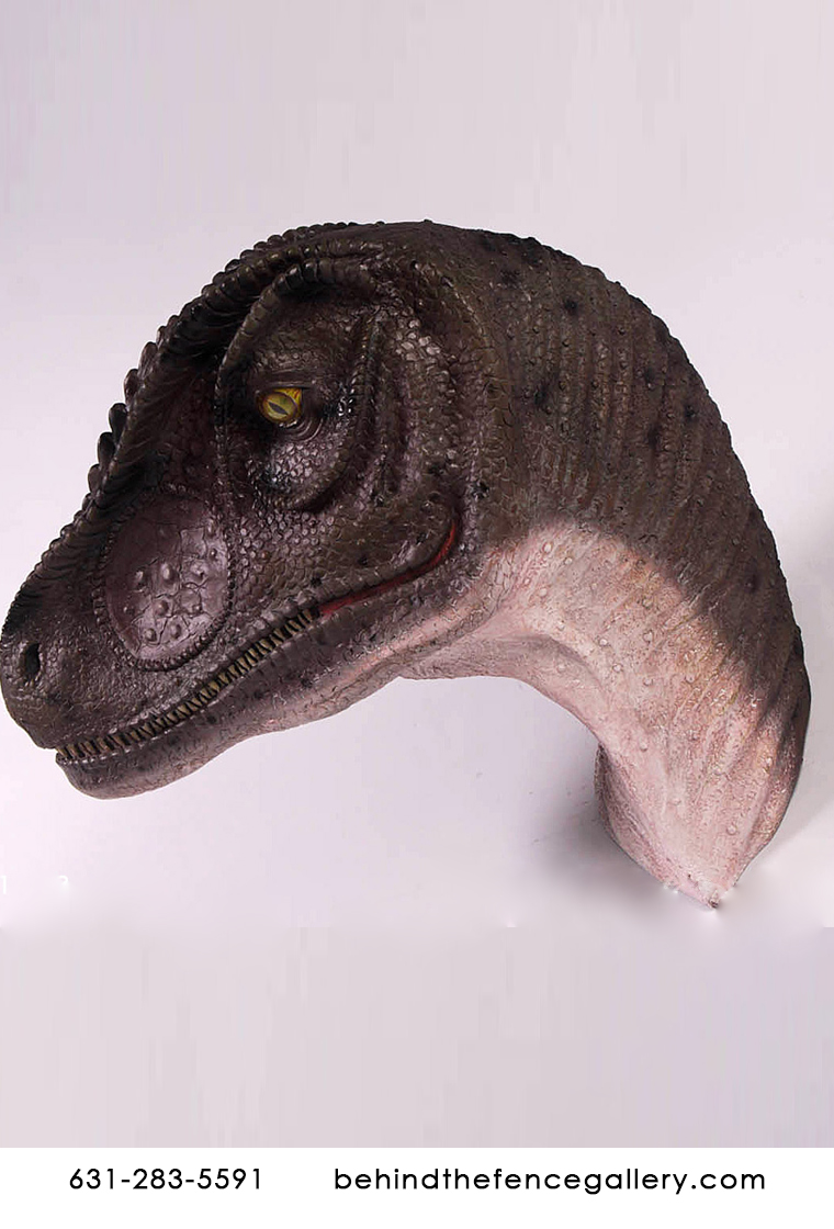 Dinosaur Head Allosaurus Wall Mount