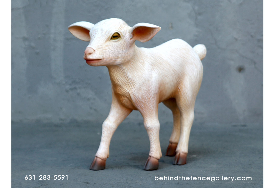 Goat Kid Statue - 14" Tall