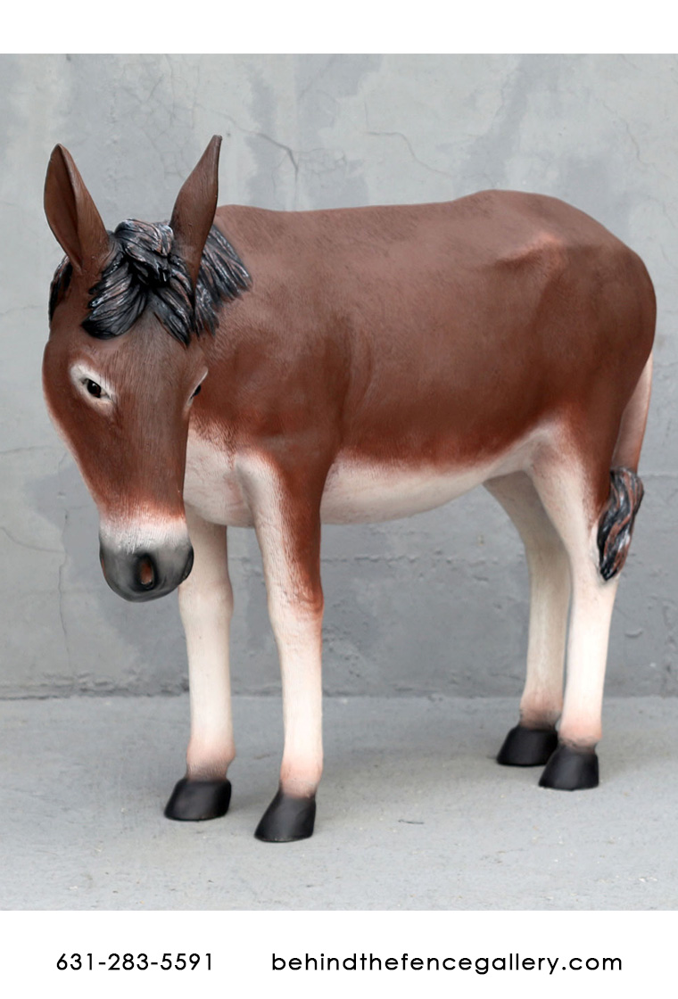 Donkey Statue 3 ft.