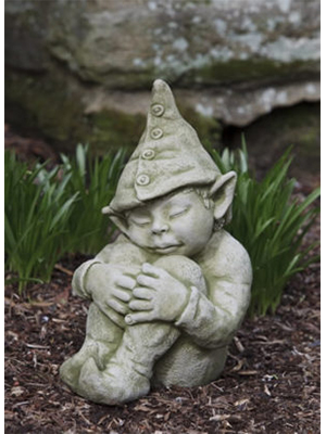 Gnome Statue Cast Stone Galen