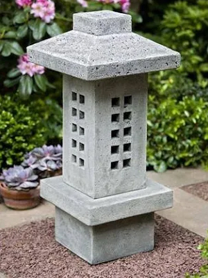 Cast Stone Naka Lantern