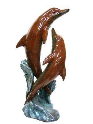 Wave Surfing Dolphins (Large)