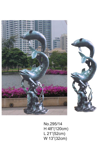 Two Dolphins Fountain