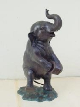 Elephant Playing Music