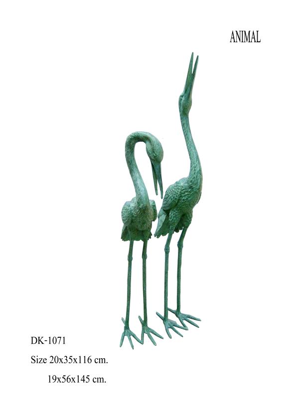 Cranes Head Up and Down