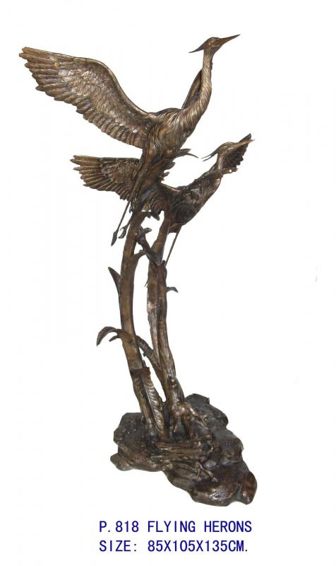 Flying Herons