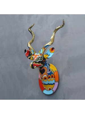 Popart Kudu Head