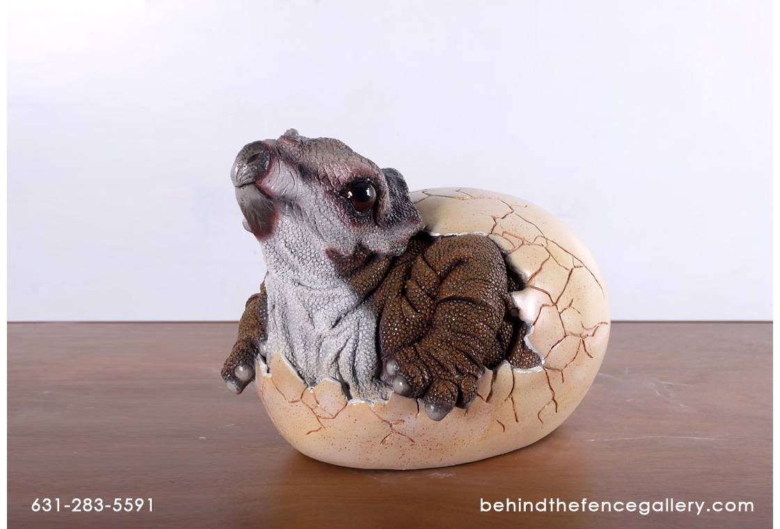 Baby Triceratops Hatching Statue Baby Triceratops Hatching Statue