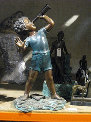 Standing Boy with Telescope