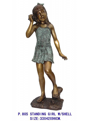 Standing Girl with Shell