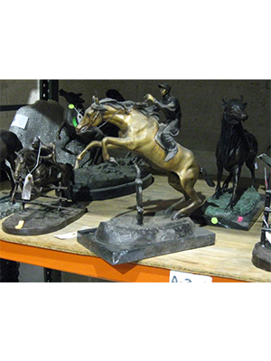 Jumping Horse w/ Jockey