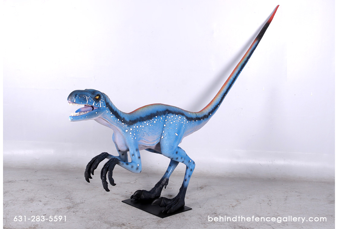 Ferocious Deinonychus Statue