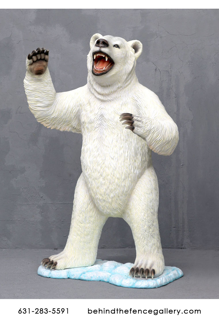 Polar Bear Standing Statue