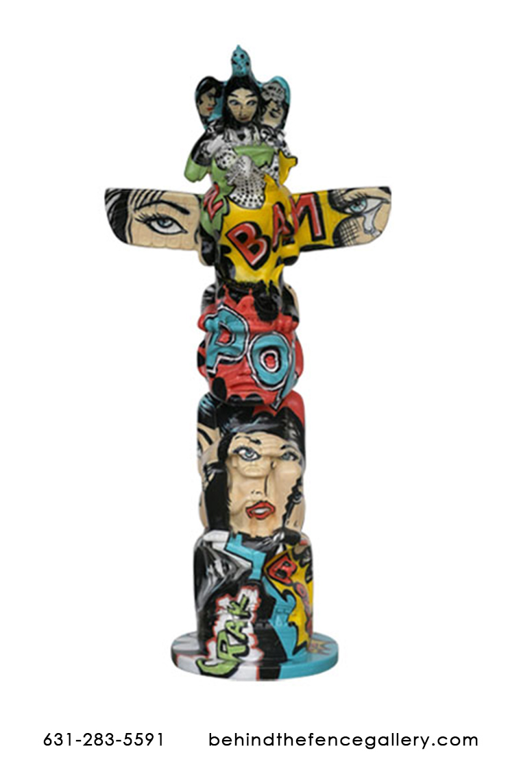 Popart Totem Pole