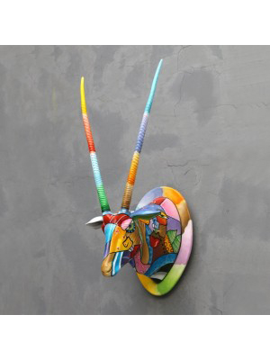 Popart Sable Oryx Head