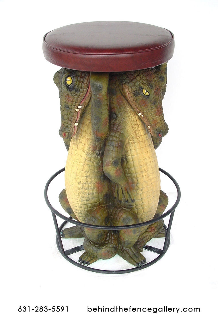 Crocodile Bar Stool