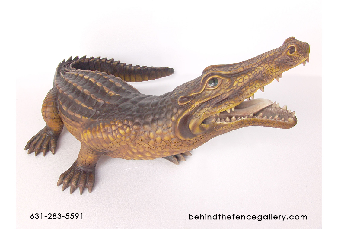 Crocodile Statue - 4 Ft Long