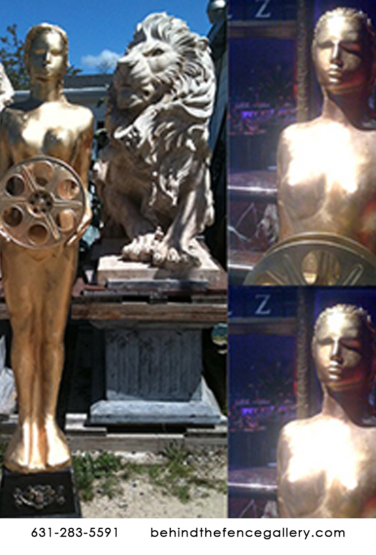 Custom Finished Gold Award statue