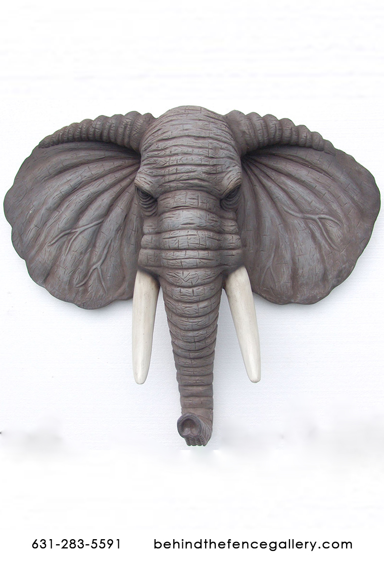Elephant Head Wall Mount
