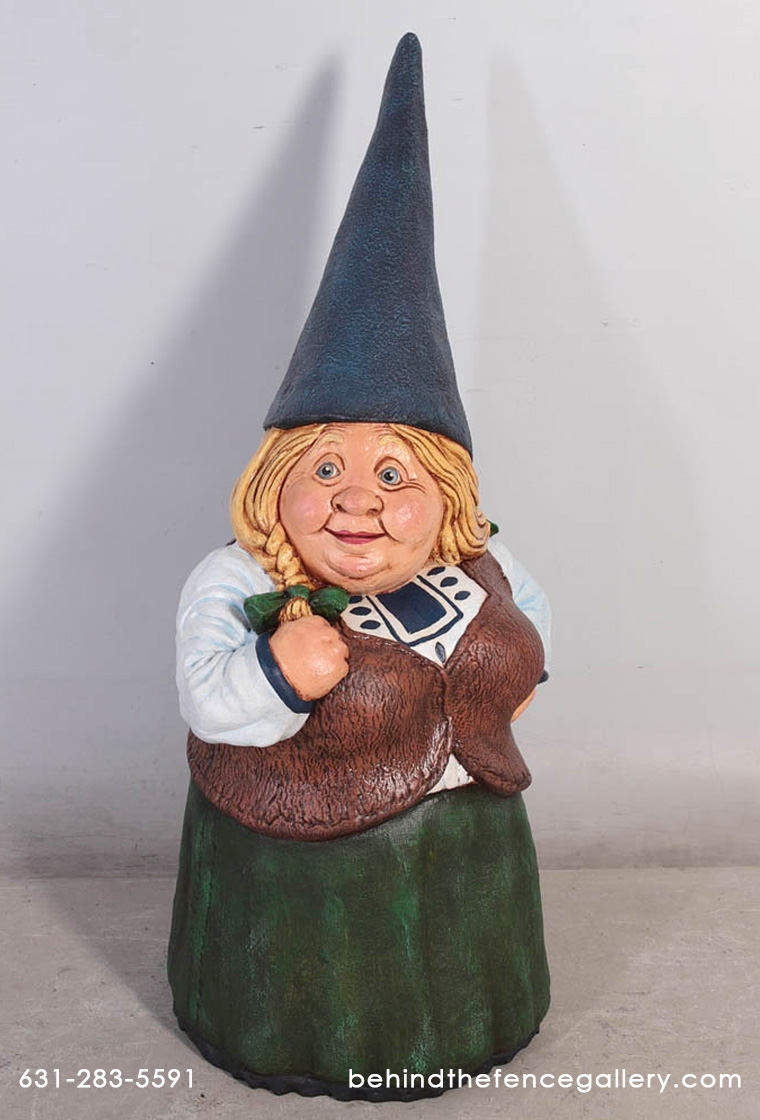 Female Gnome Statue